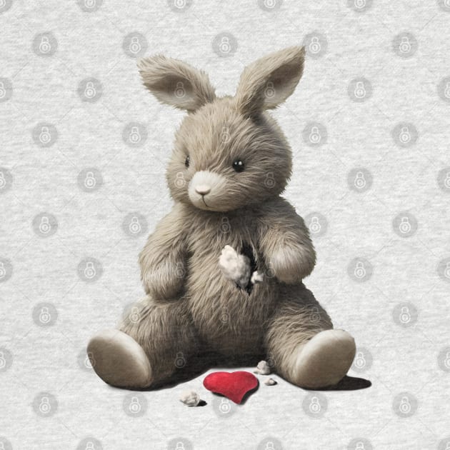 Teddy rabbit without a heart. Palm Angels by xlhombat